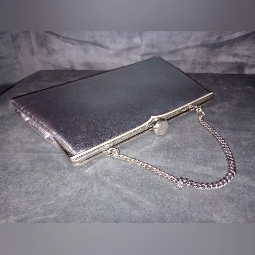 Vintage 60s Coblentz Original Silver Purse with Chain EUC